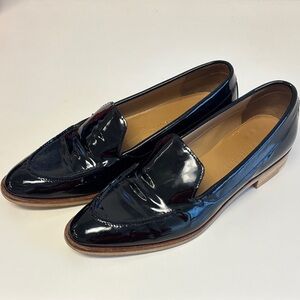 Everlane Black Patent Leather Loafers